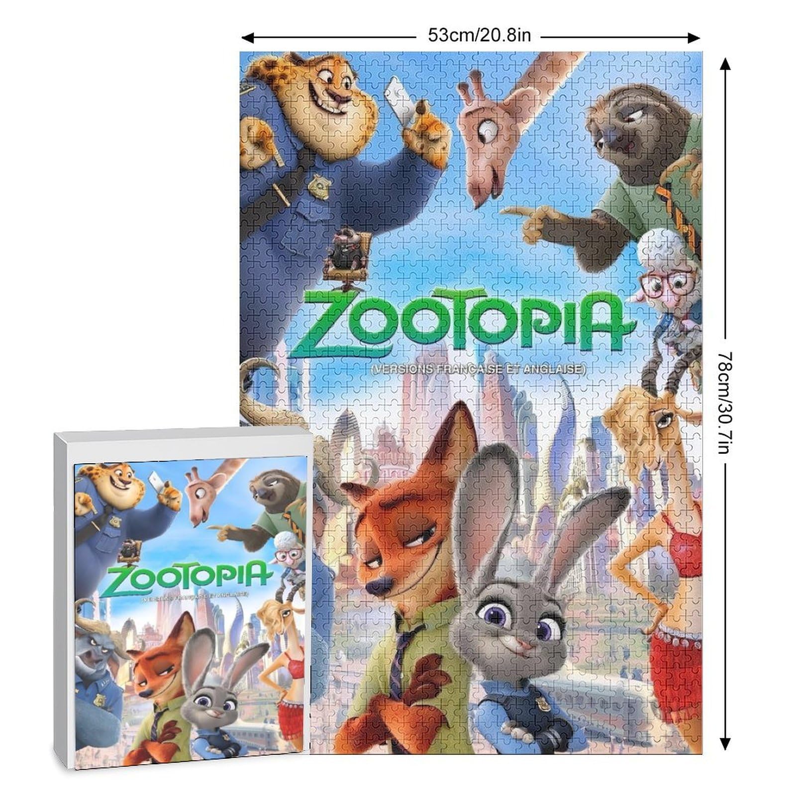 Amazon | ズートピア ニック ワイルド パズル 1000ピースジグソー